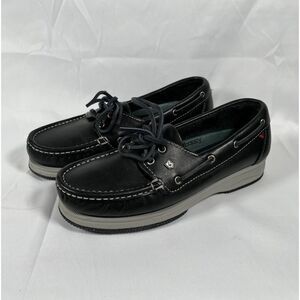 Dubarry Of Ireland Shoes Handmade Admiral Deck Boat UK 4.5 EU 37.5 Navy Blue